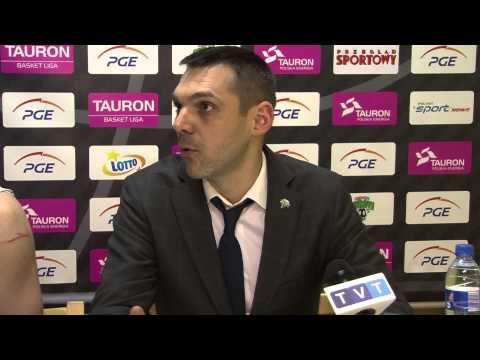 PGE Turów Zgorzelec  Trefl Sopot 22 2014 (konferencja prasowa)