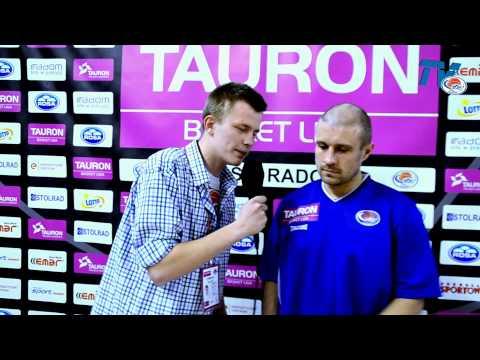 RosaTV: Piotr Kardaś  po meczu ROSA Radom - Anwil Włocławek 86:74 - 06.05.2014