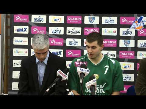 Konferencja prasowa po meczu, AZS Koszalin - WKS Śląsk Wrocław 79:74, 20.12.2013