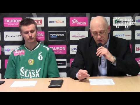 Śląsk Wrocław - Trefl Sopot - Konferencja prasowa