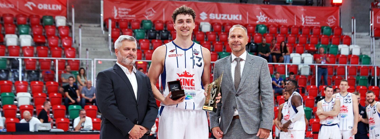 Kacper Borowski MVP meczu o Pekao S.A. Superpuchar Polski