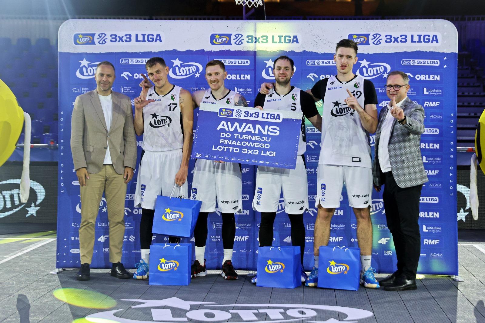 Legia LOTTO 3x3 Warszawa wygrywa turniej LOTTO 3x3 Ligi w Lublinie