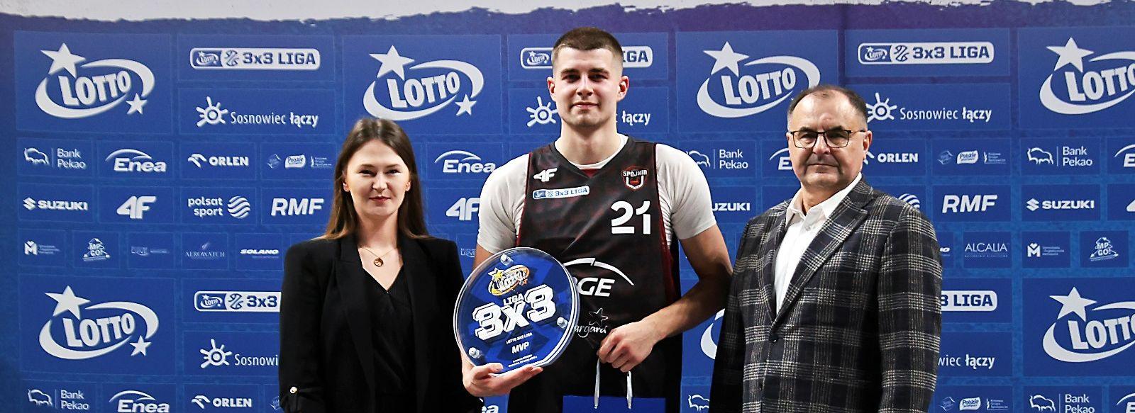 Damian Krużyński MVP LOTTO 3x3 Ligi