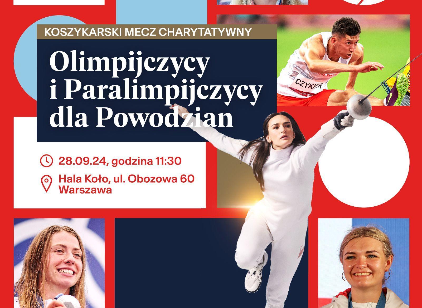 Olimpijczycy i Paralimpijczycy dla powodzian