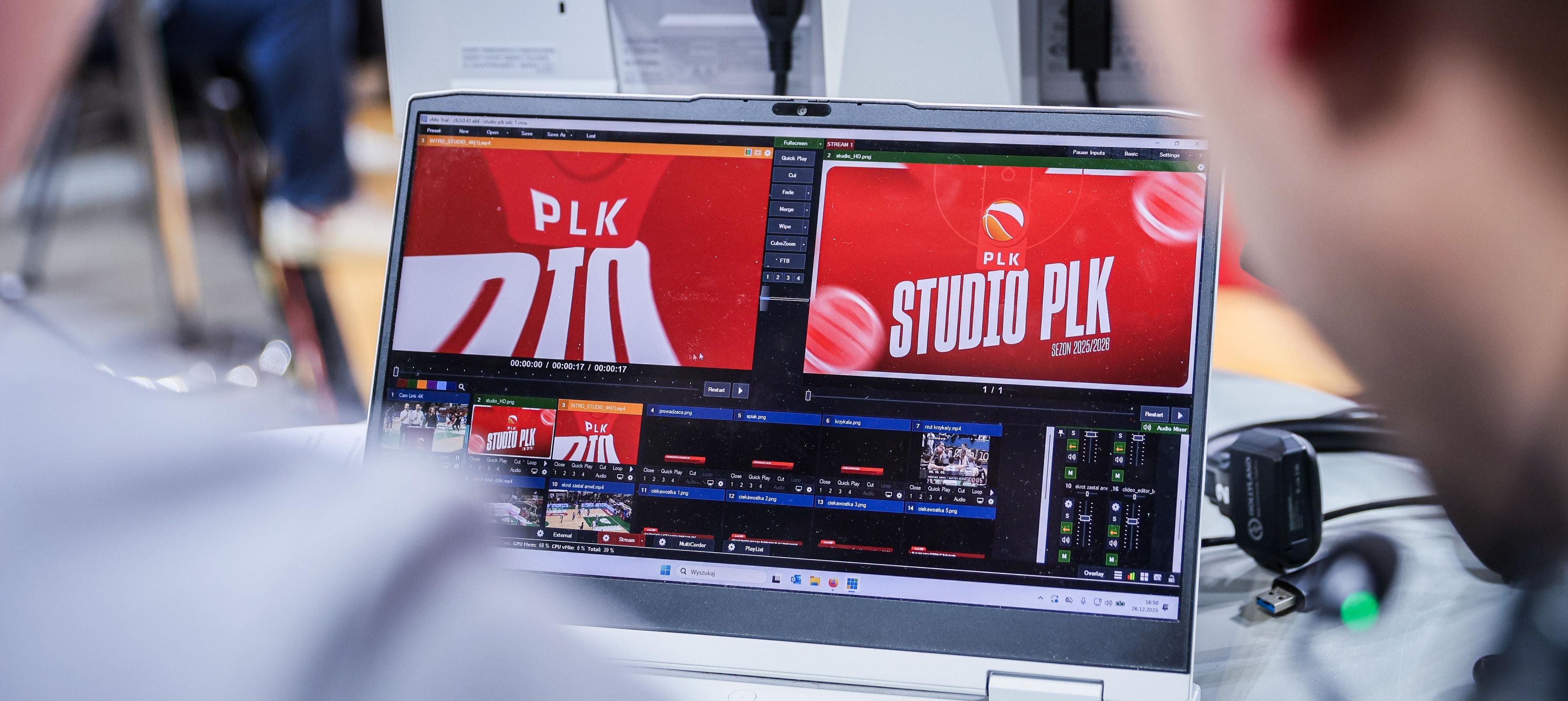 Zobacz jeszcze raz Studio PLK przed i po meczu PGE Start - Legia