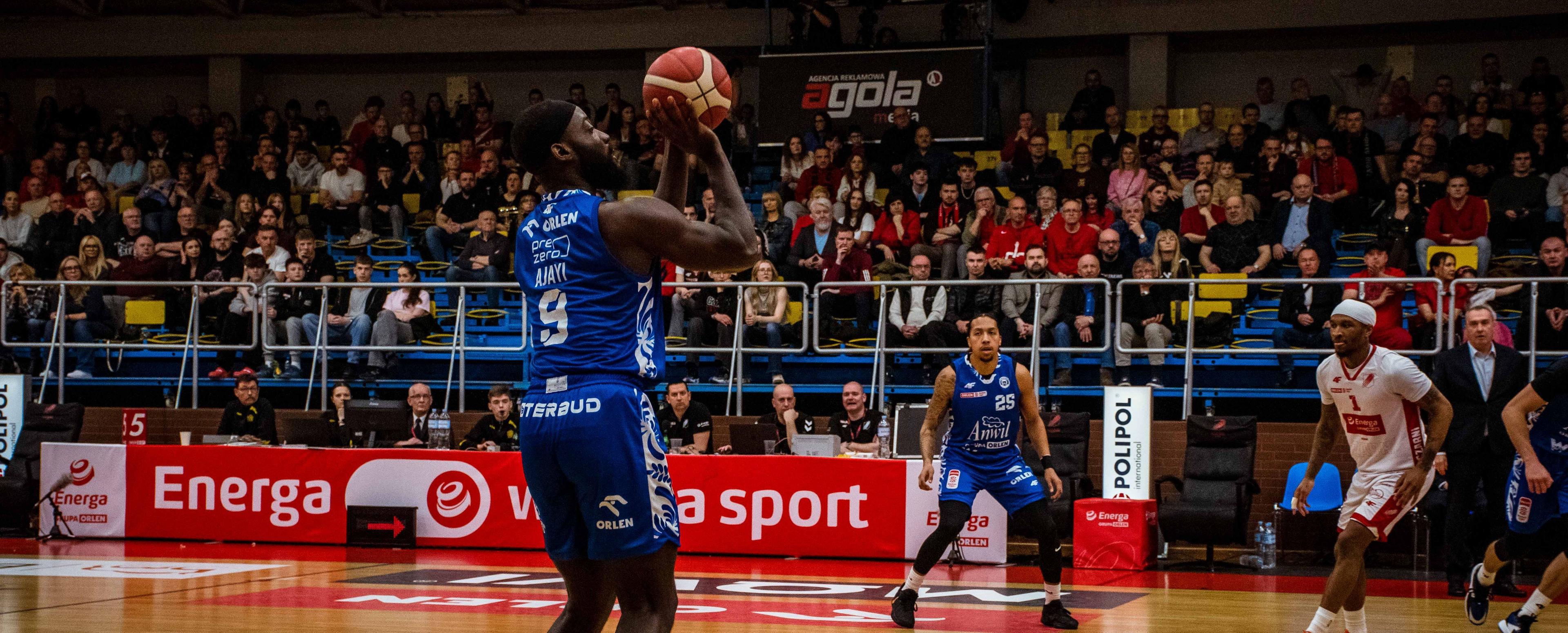 Wyrównany mecz w Słupsku dla Anwilu