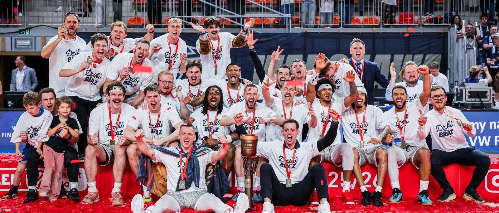 Dziki Warszawa z brązowymi medalami OBL!